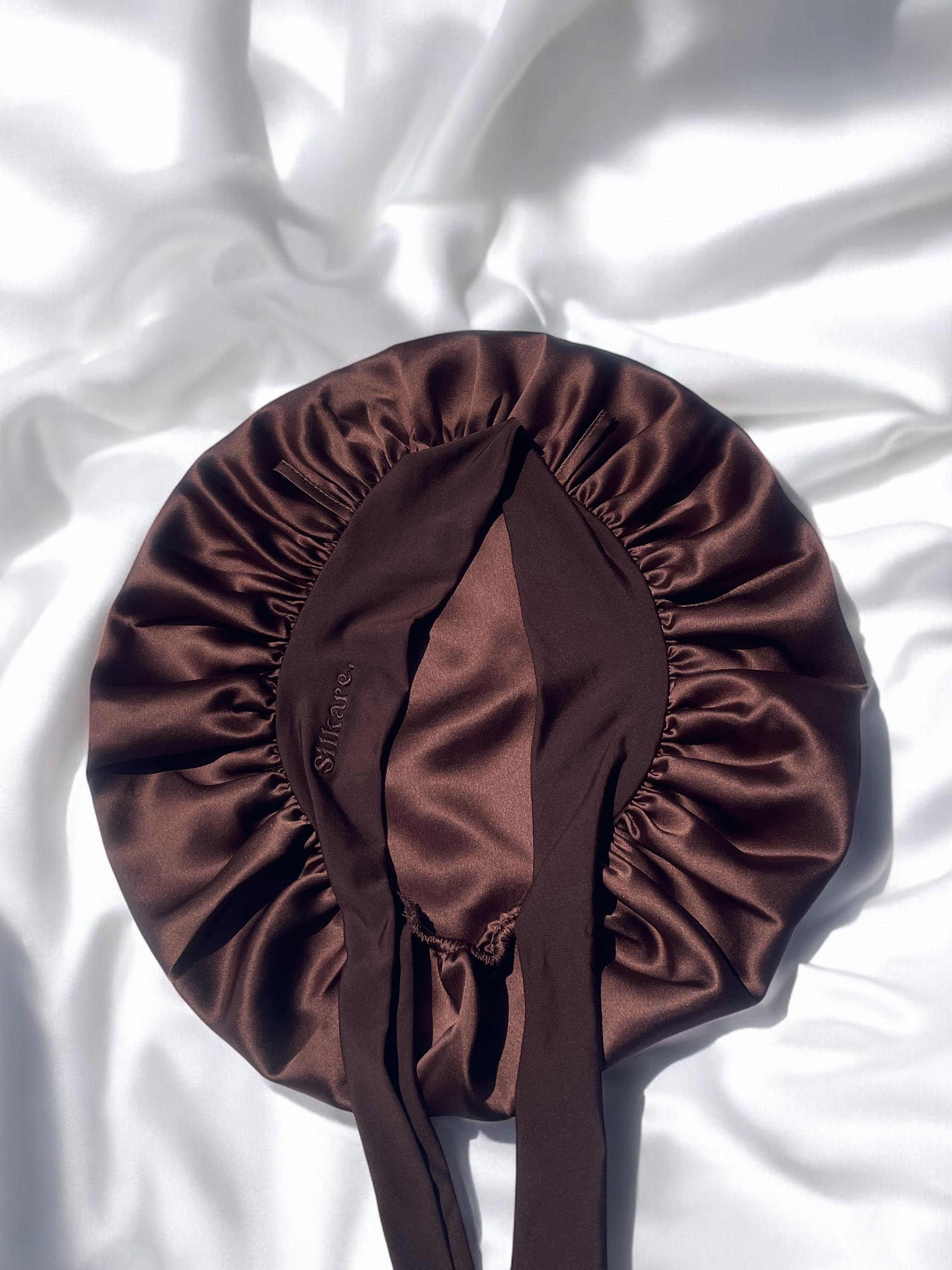 Bonnet pure soie double couche
