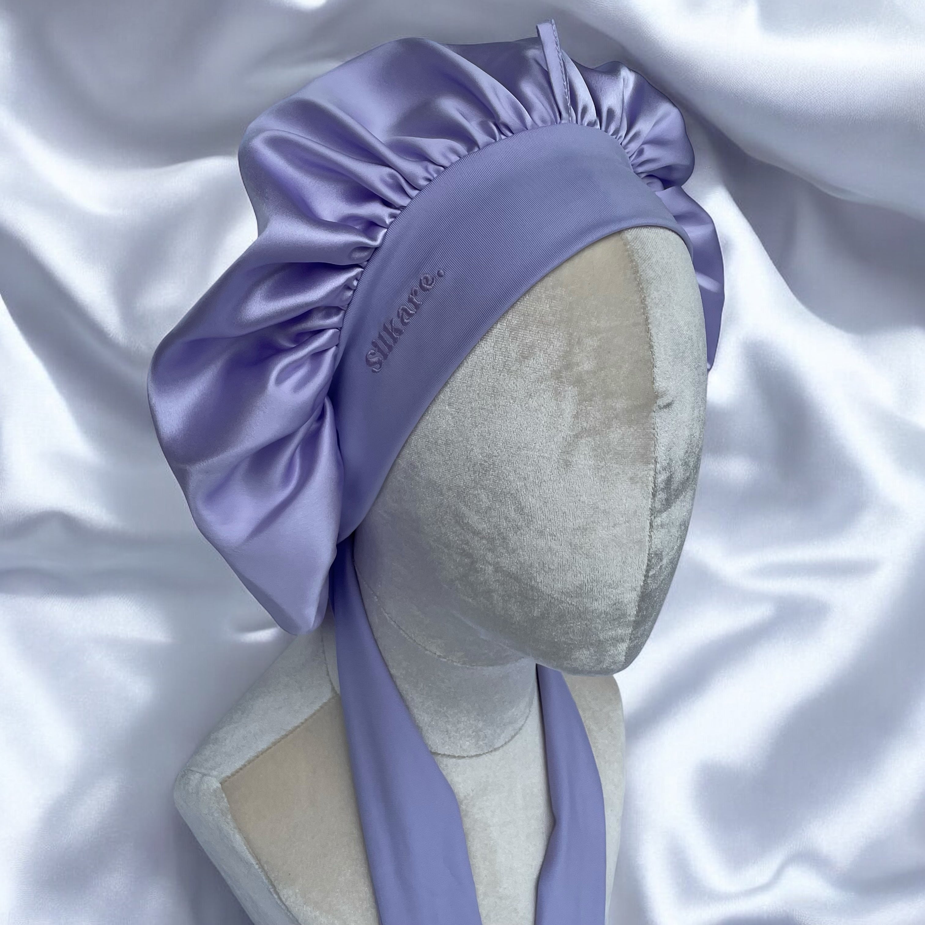Bonnet pure soie double couche