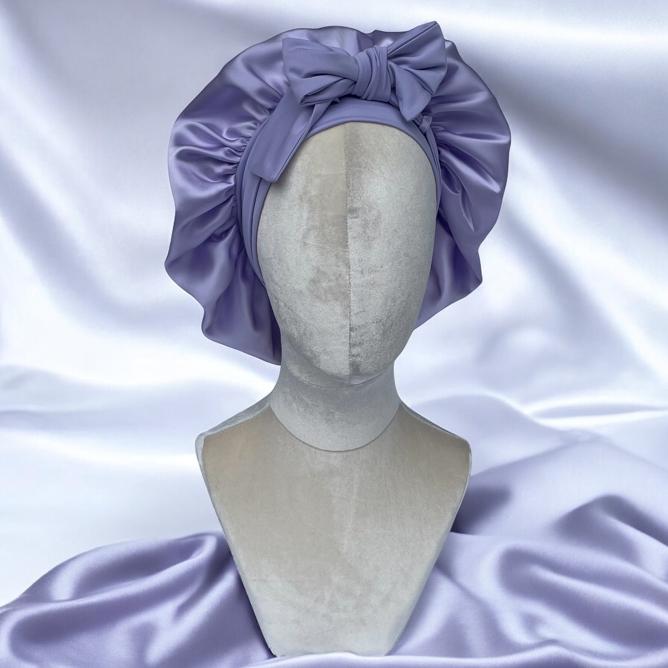 Bonnet pure soie double couche