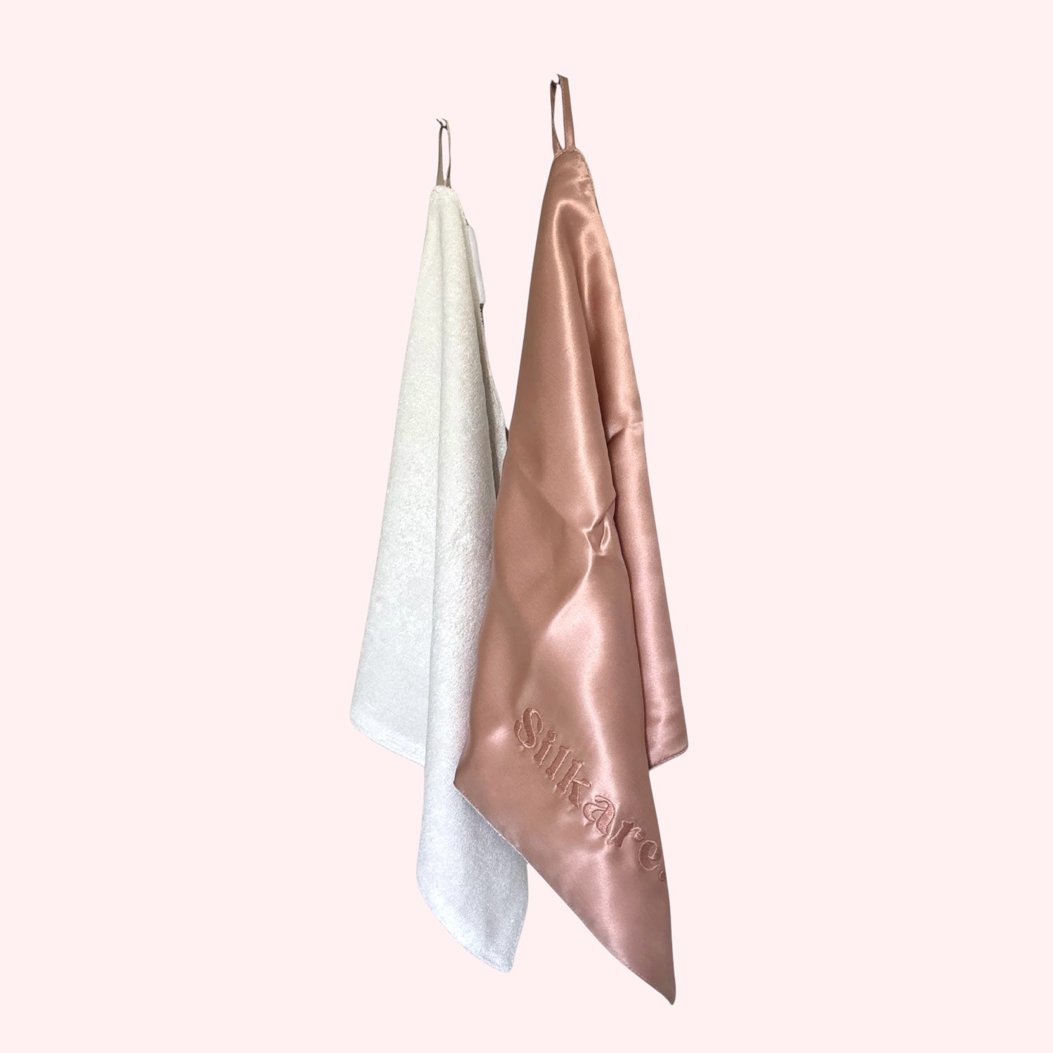 Serviette visage double face – Microfibre & Soie