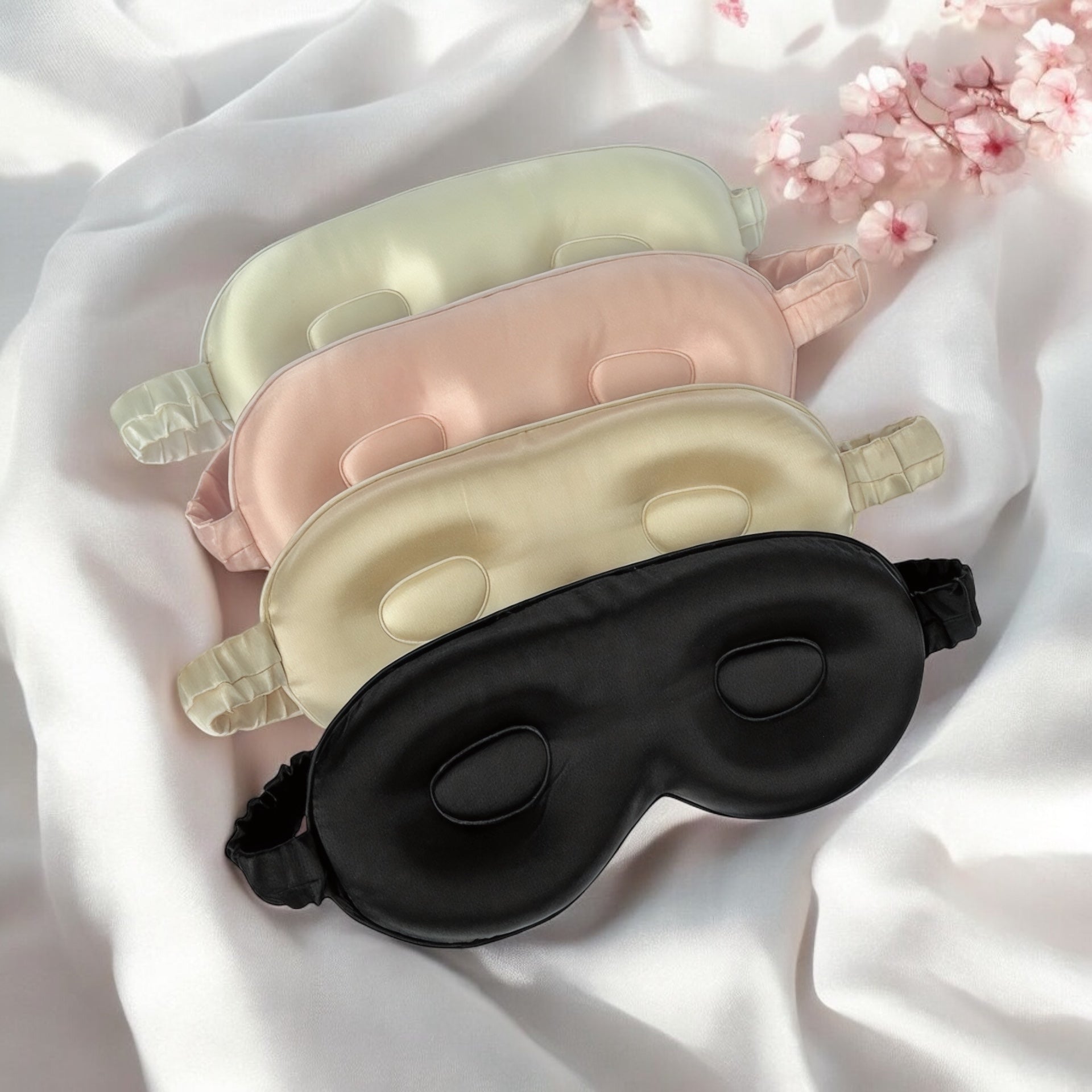Masque de nuit 3D pure soie