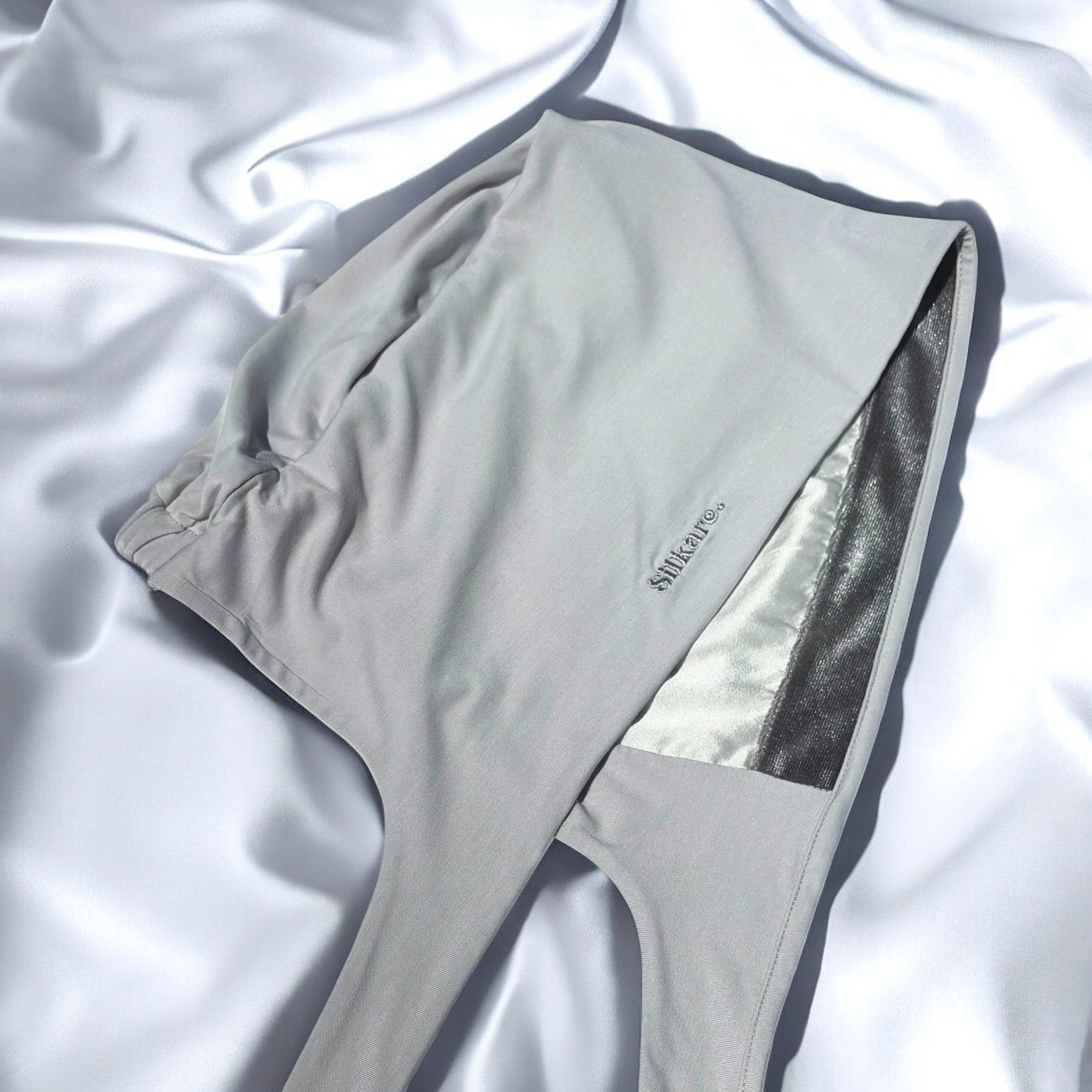 Bonnet sous voile soie, antidérapant