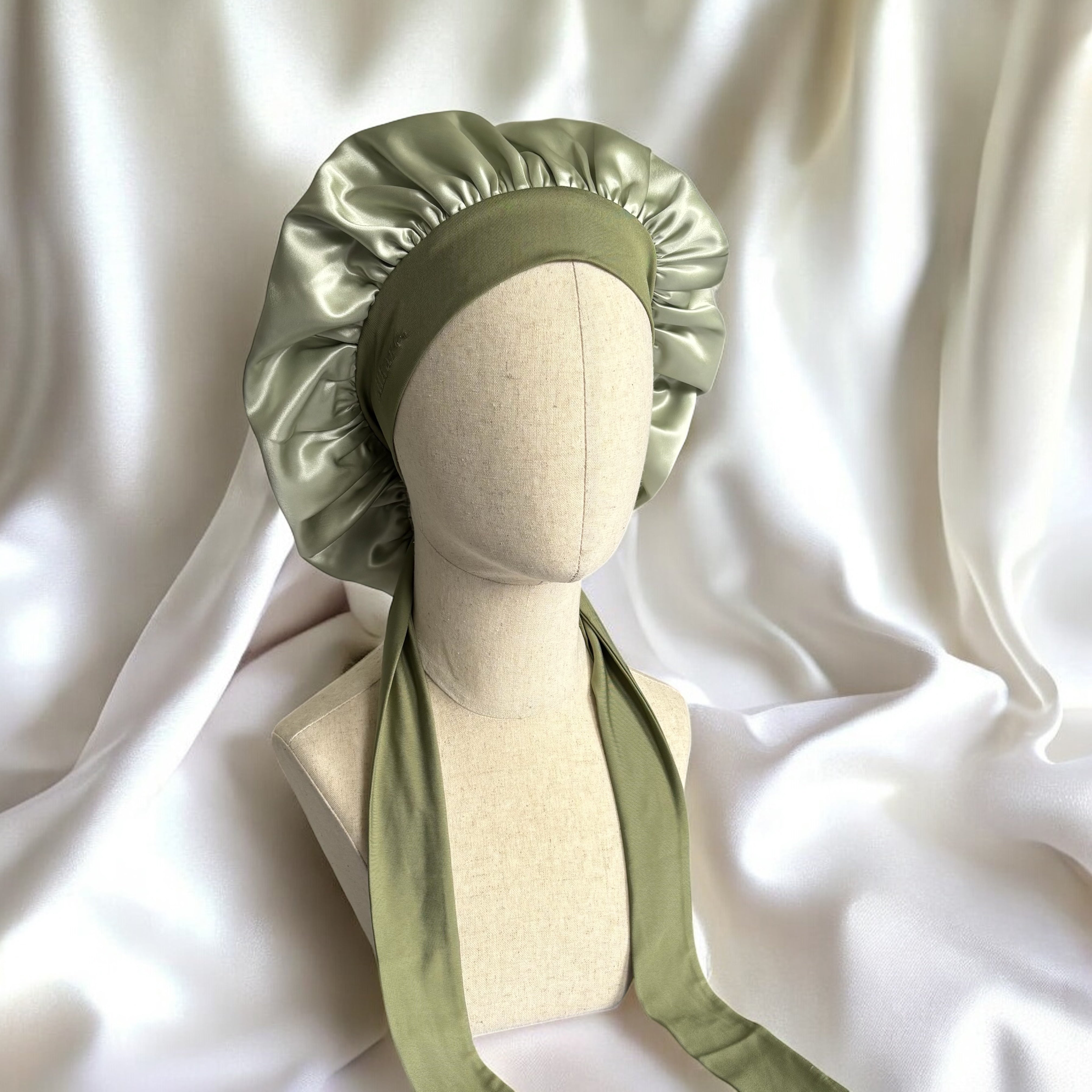 Bonnet pure soie double couche