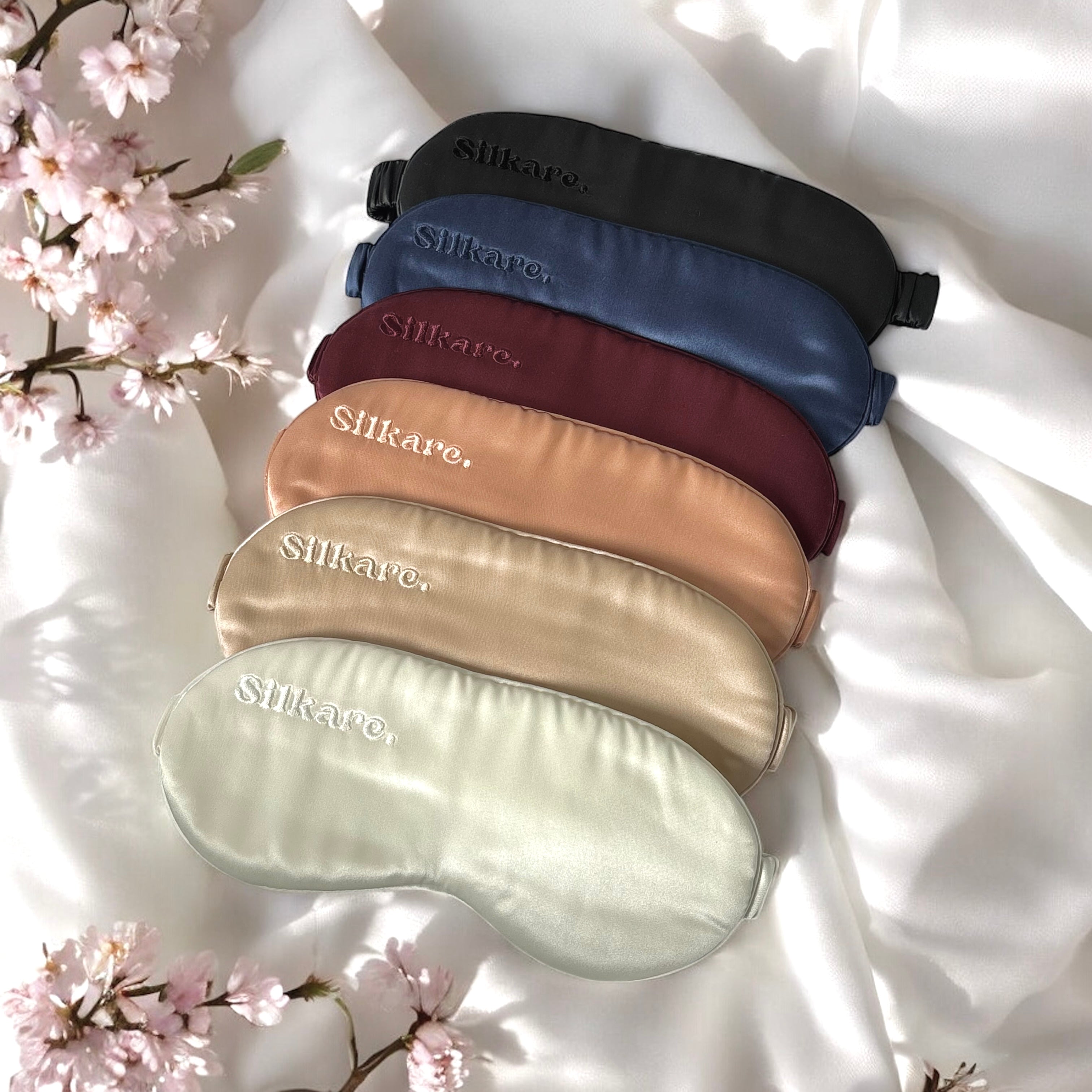 Masque de sommeil pure soie de mûrier
