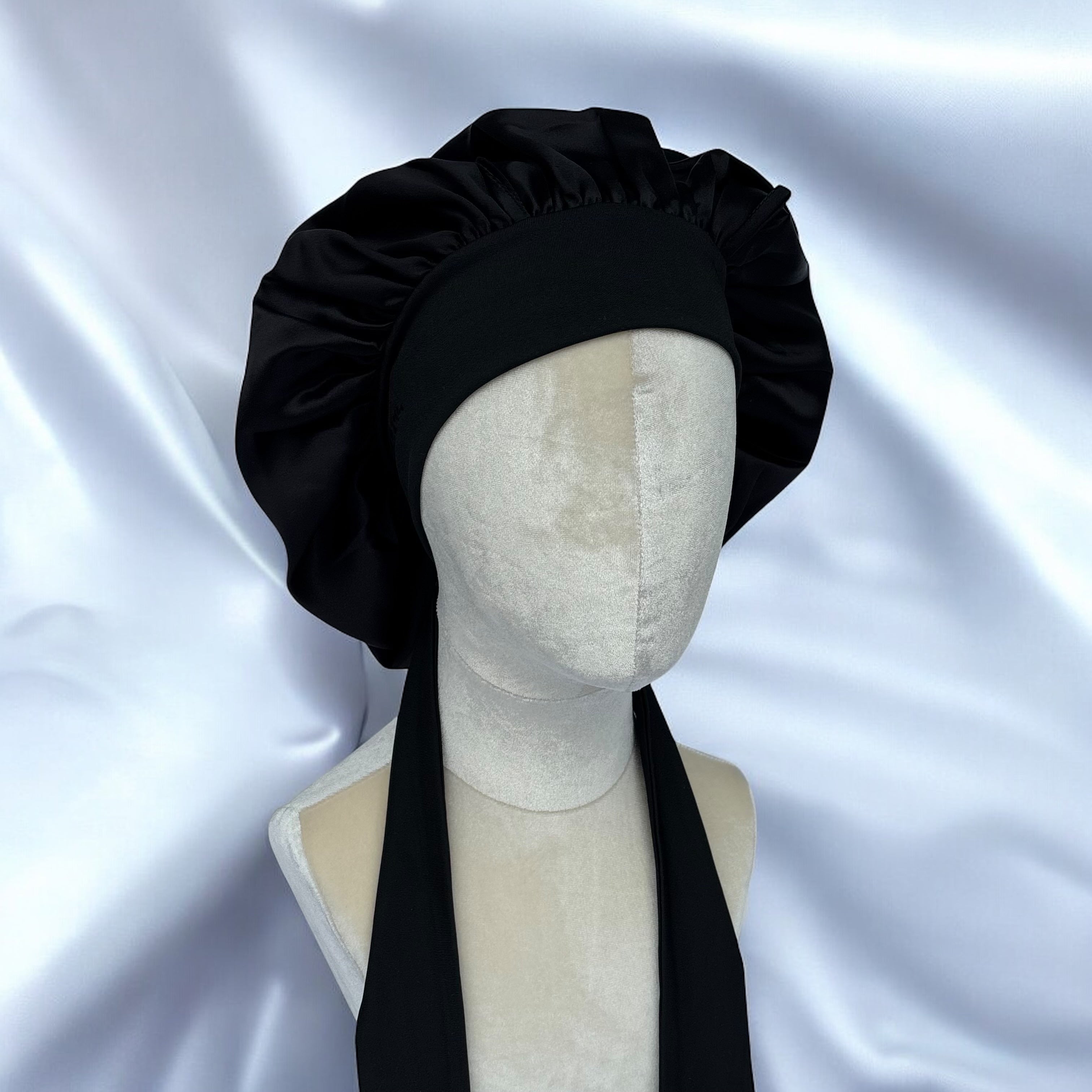 Bonnet pure soie double couche