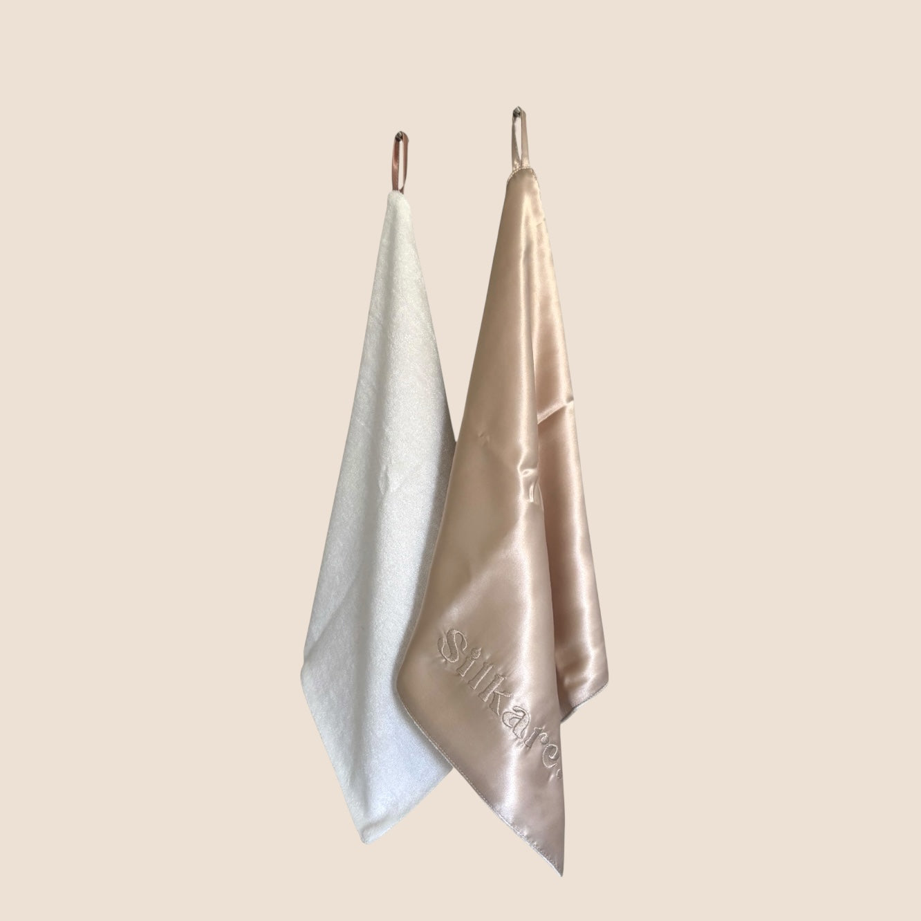Serviette visage double face – Microfibre & Soie